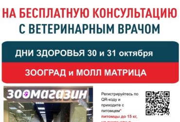 Дни здоровья в Зооград, 30-31 октября 2024г